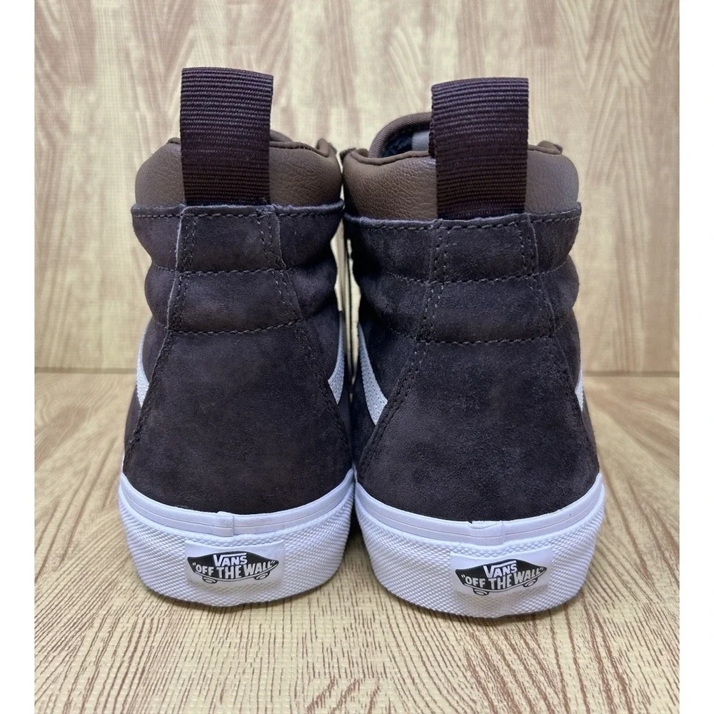 Vans Sk8-Hi MTE 'Dark Earth' Scotchgard High Top Sneakers Faux Fur Lined Size 9